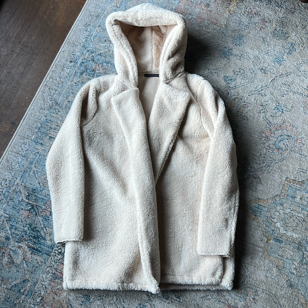 Faux fur coat